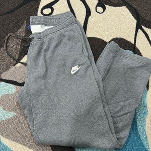 Men’s Nikes sweat pants open bottom